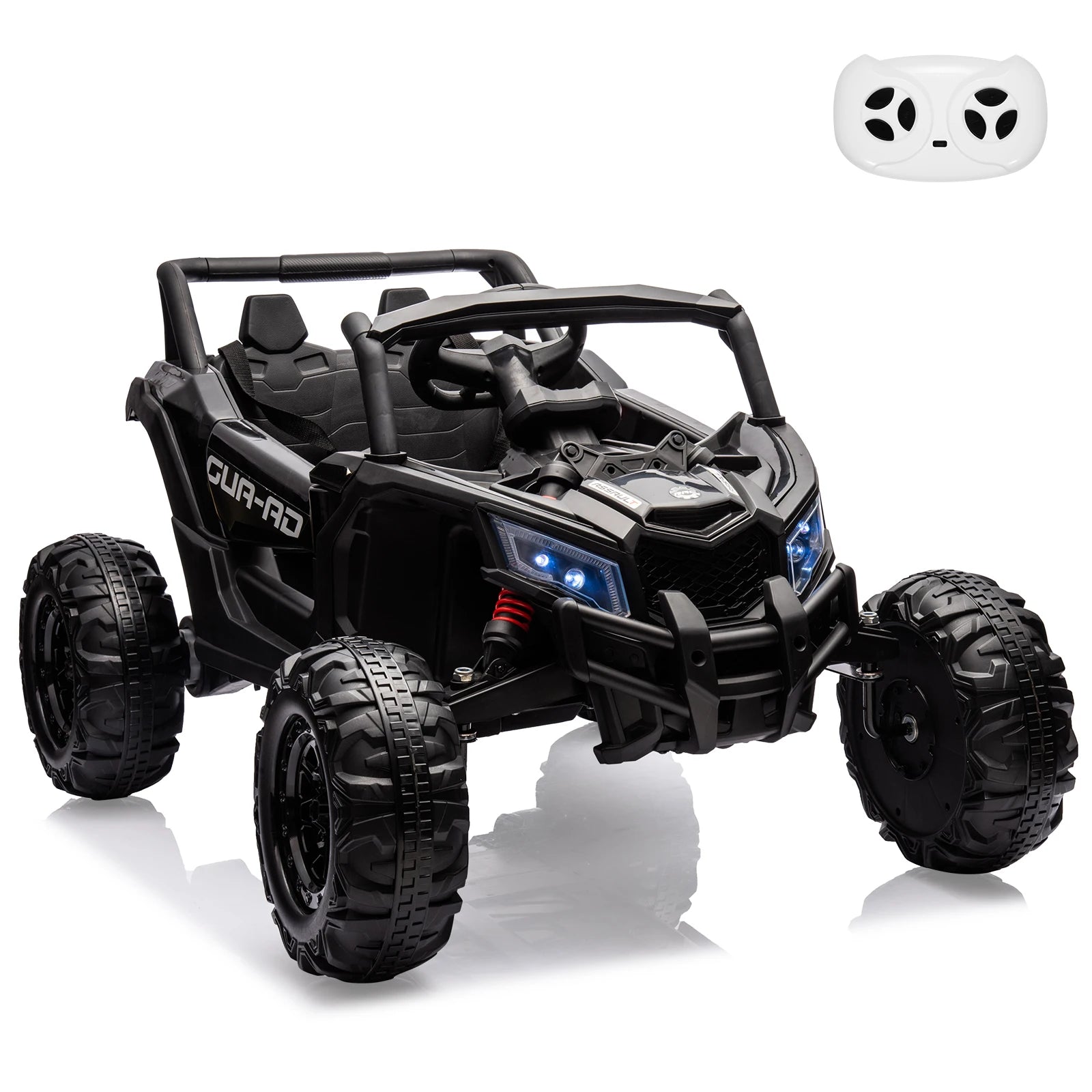 Kids UTV With Remote Control, 24V Ride On Car, Battery Powered Electric Vehicles, Spring Suspension, 200W Motor, Metal Frame