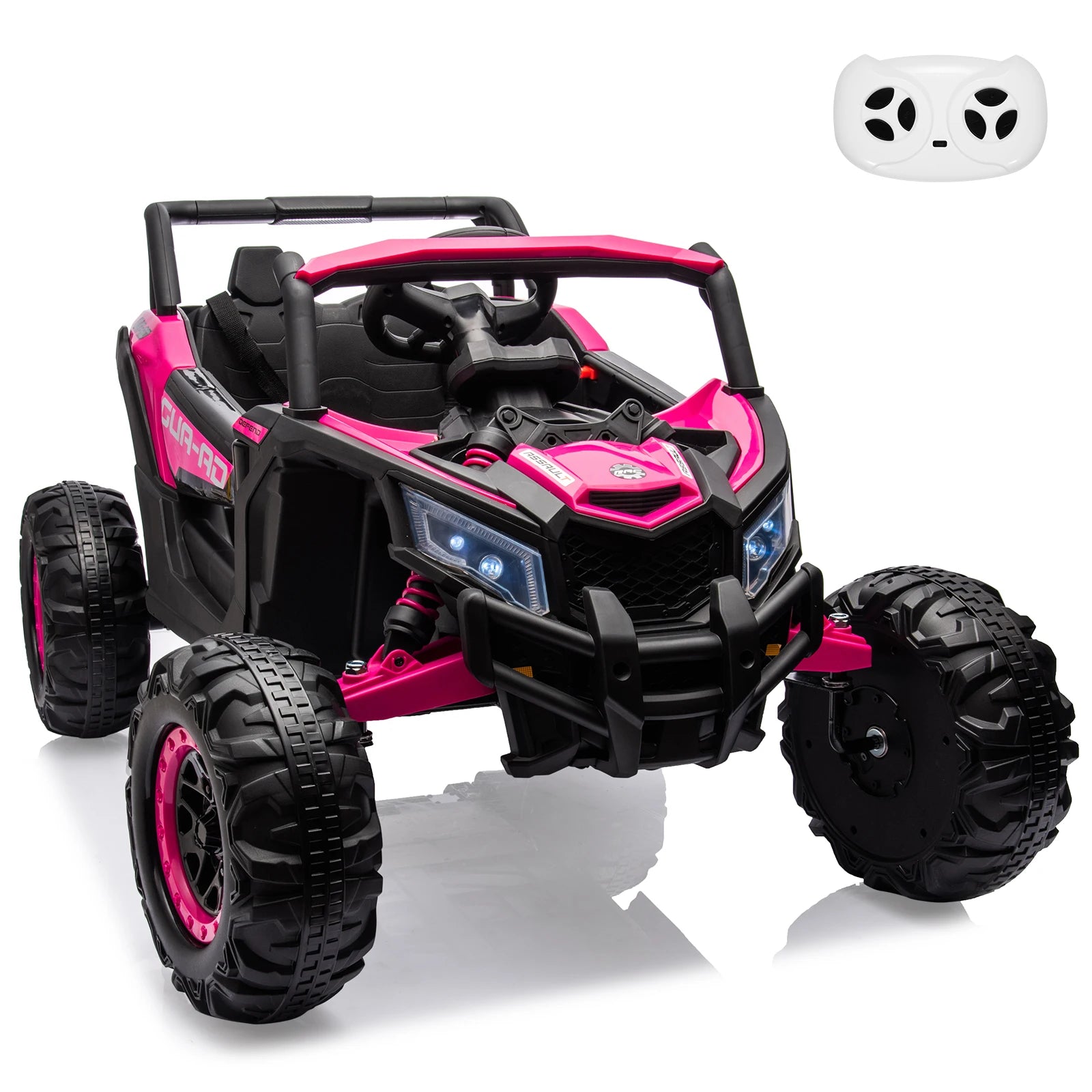 Kids UTV With Remote Control, 24V Ride On Car, Battery Powered Electric Vehicles, Spring Suspension, 200W Motor, Metal Frame