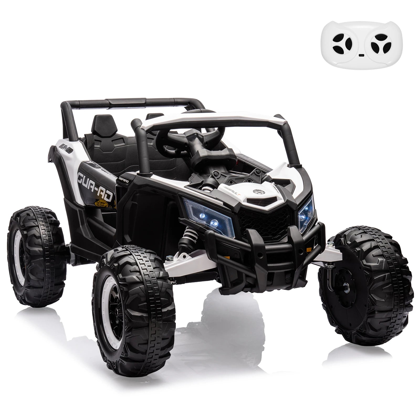 Kids UTV With Remote Control, 24V Ride On Car, Battery Powered Electric Vehicles, Spring Suspension, 200W Motor, Metal Frame