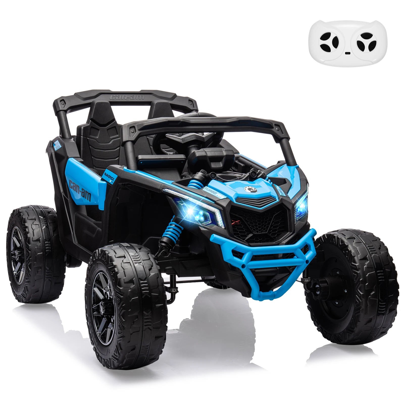 12 V Kids UTV, Electric Ride on UTV Car, Licensed Can-Am Electric Off-Road Car, Ride On Truck Car w/Remote Control, Large Seat