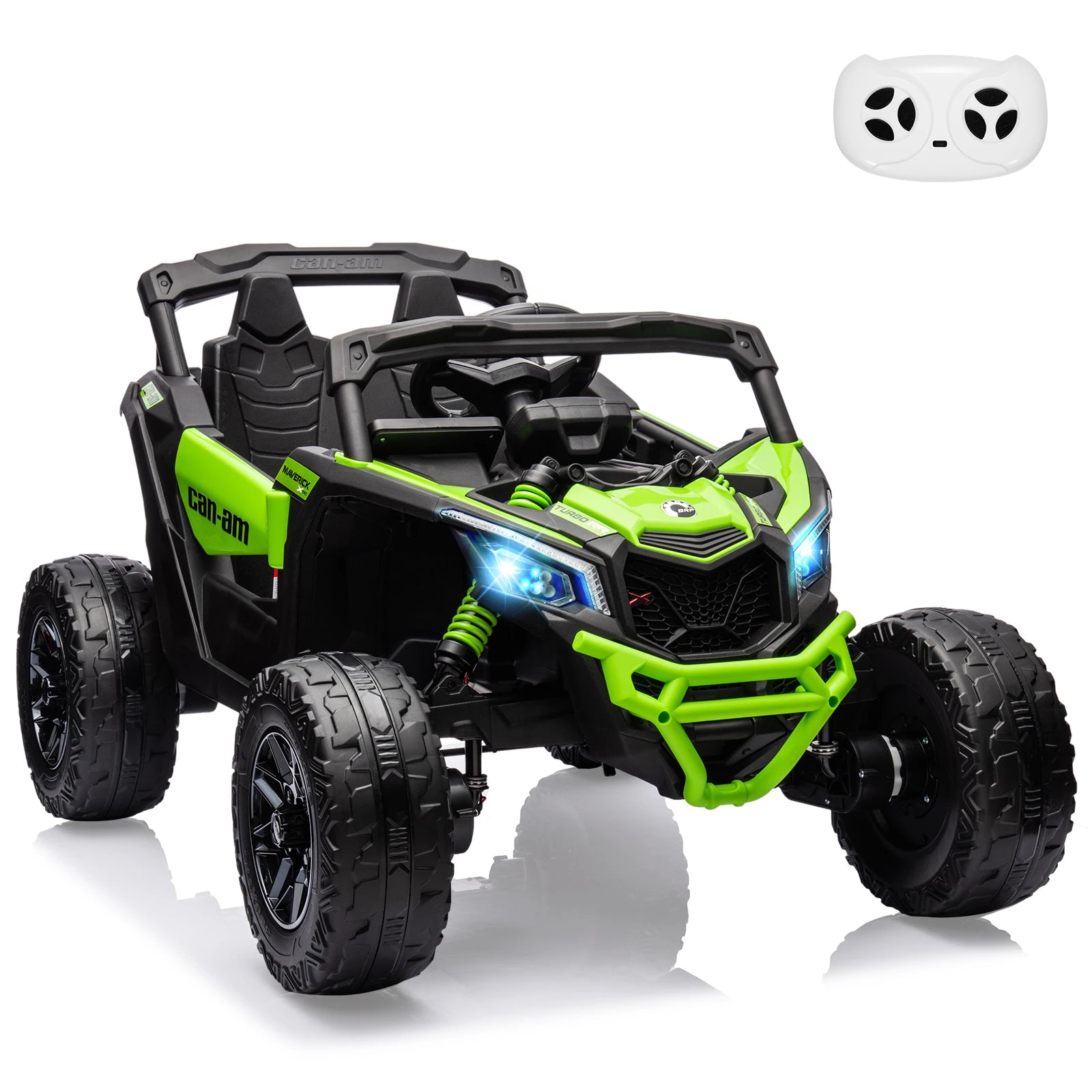 12 V Kids UTV, Electric Ride on UTV Car, Licensed Can-Am Electric Off-Road Car, Ride On Truck Car w/Remote Control, Large Seat