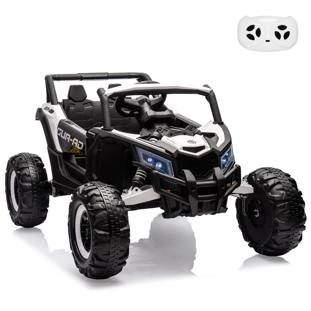 Kids UTV With Remote Control, 24V Ride On Car, Battery Powered Electric Vehicles, Spring Suspension, 200W Motor, Metal Frame